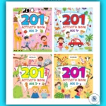 201 Activity Book Series (Age 3+ to 6+) Set of 4 books