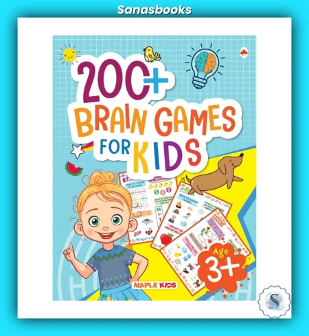 Brain Games - Puzzles to Keep Your Mind Sharp (Age 3+ to 6+) - Set of 4 books