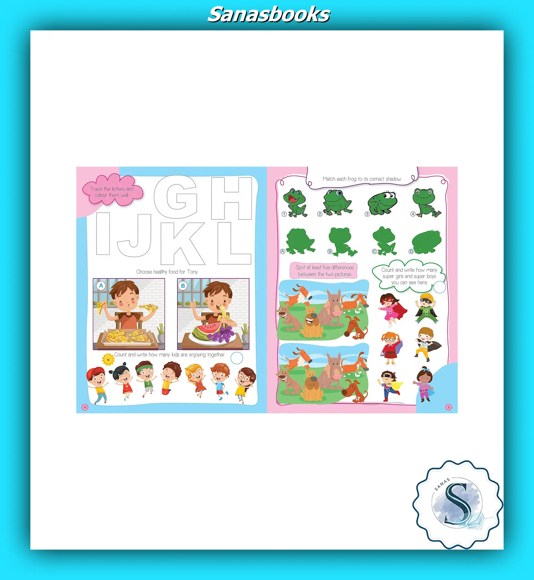 Brain Games - Puzzles to Keep Your Mind Sharp (Age 3+ to 6+) - Set of 4 books 2 Brain Games - Puzzles to Keep Your Mind Sharp (Age 3+ to 6+) - Set of 4 books - Image 2
