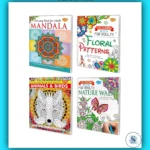 Adult Mandala Colouring Book Set (1–4)