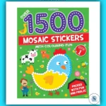 1500+ Mosaic Stickers with Colouring – Dreamland (Set of 4)