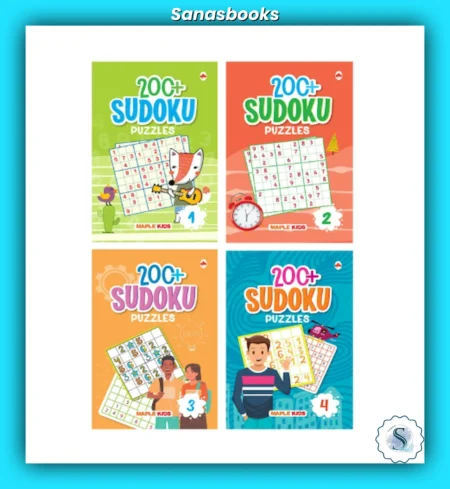 200+ Sudoku Puzzles - Maple kids - Set of 4