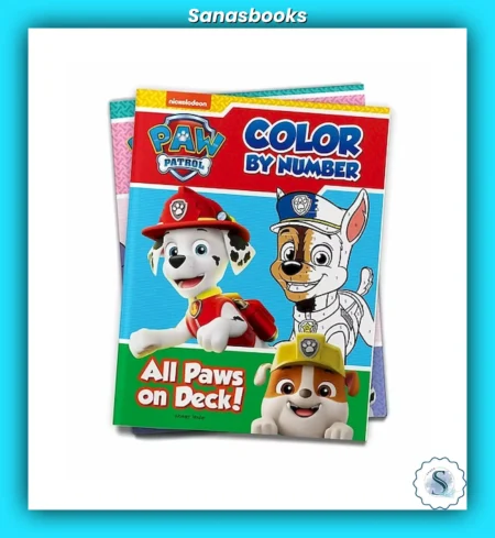 Paw Patrol Color by Number – All Paws on Deck