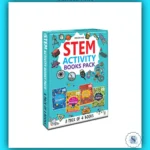 STEM Activity Books Pack (Science, Maths, Engineering, Tech) set of 4 books