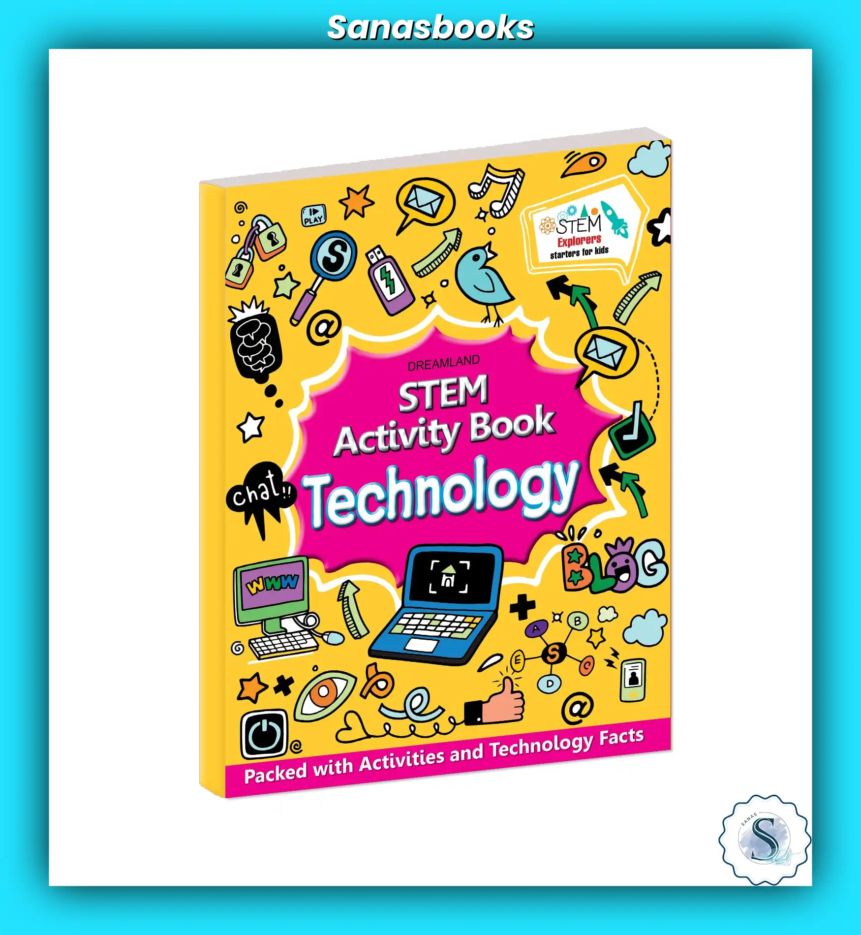 STEM Activity Books Pack (Science, Maths, Engineering, Tech) set of 4 books - Image 5