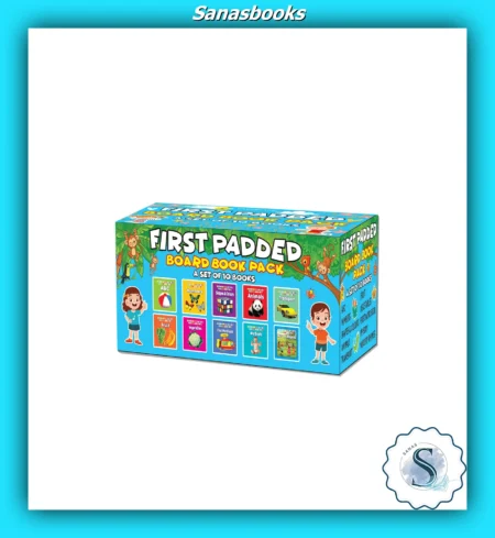 First Padded Board Book Pack - Set of 10 Early Learning Books for Kids