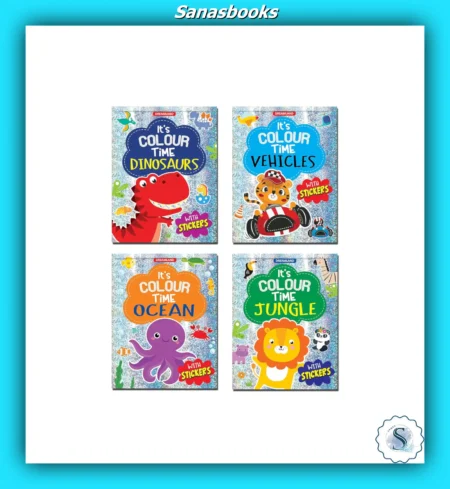 It’s Colour Time Books with Sticker