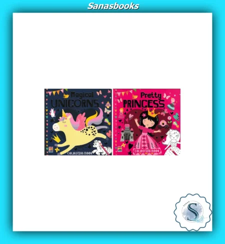 Magical Unicorns & Pretty Princess Colouring Books