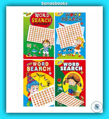 Kids Word Search – Set of 4 Books