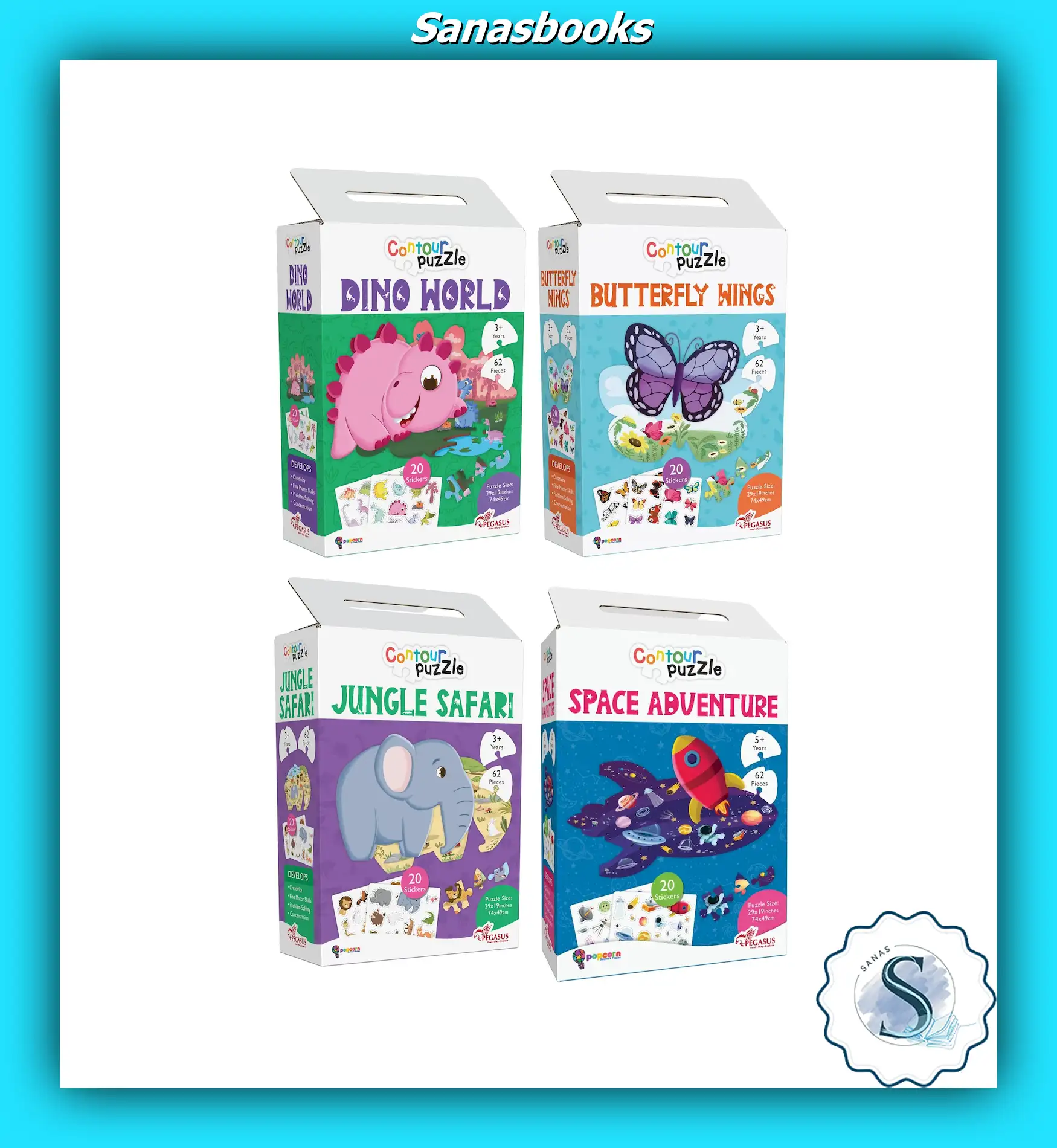 Contour Puzzles for Kids