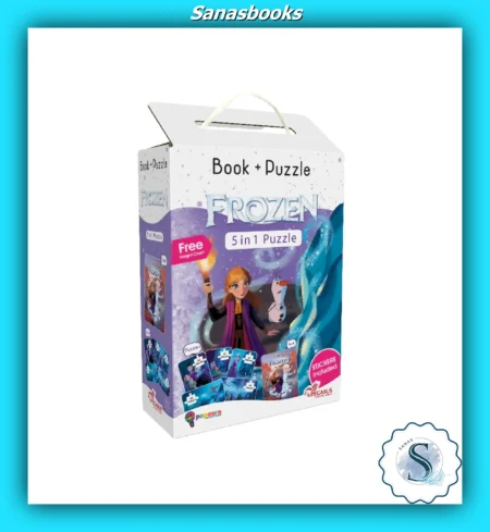 Disney Frozen 5-in-1 Book + Puzzle