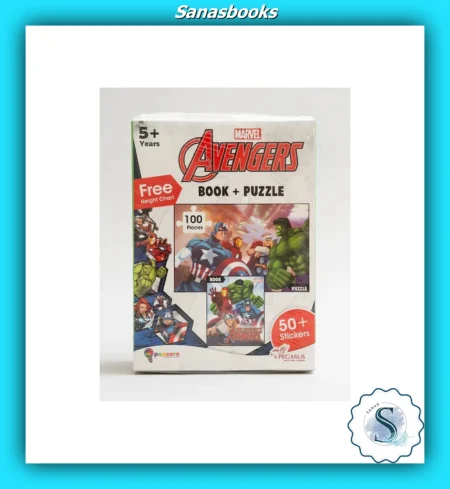 Marvel Avengers Book + Puzzle | 100 Piece Jigsaw Puzzle