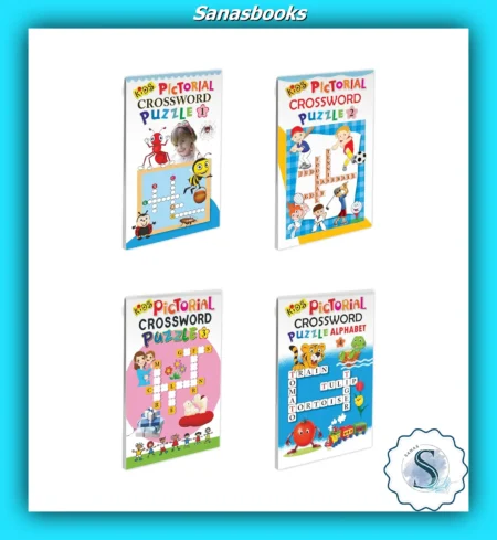 Kids Pictorial Crossword Puzzle Books