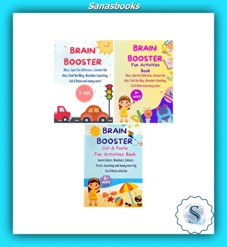 Brain Booster Fun Activity Books for Kids - Creative Learning and Fun Practice