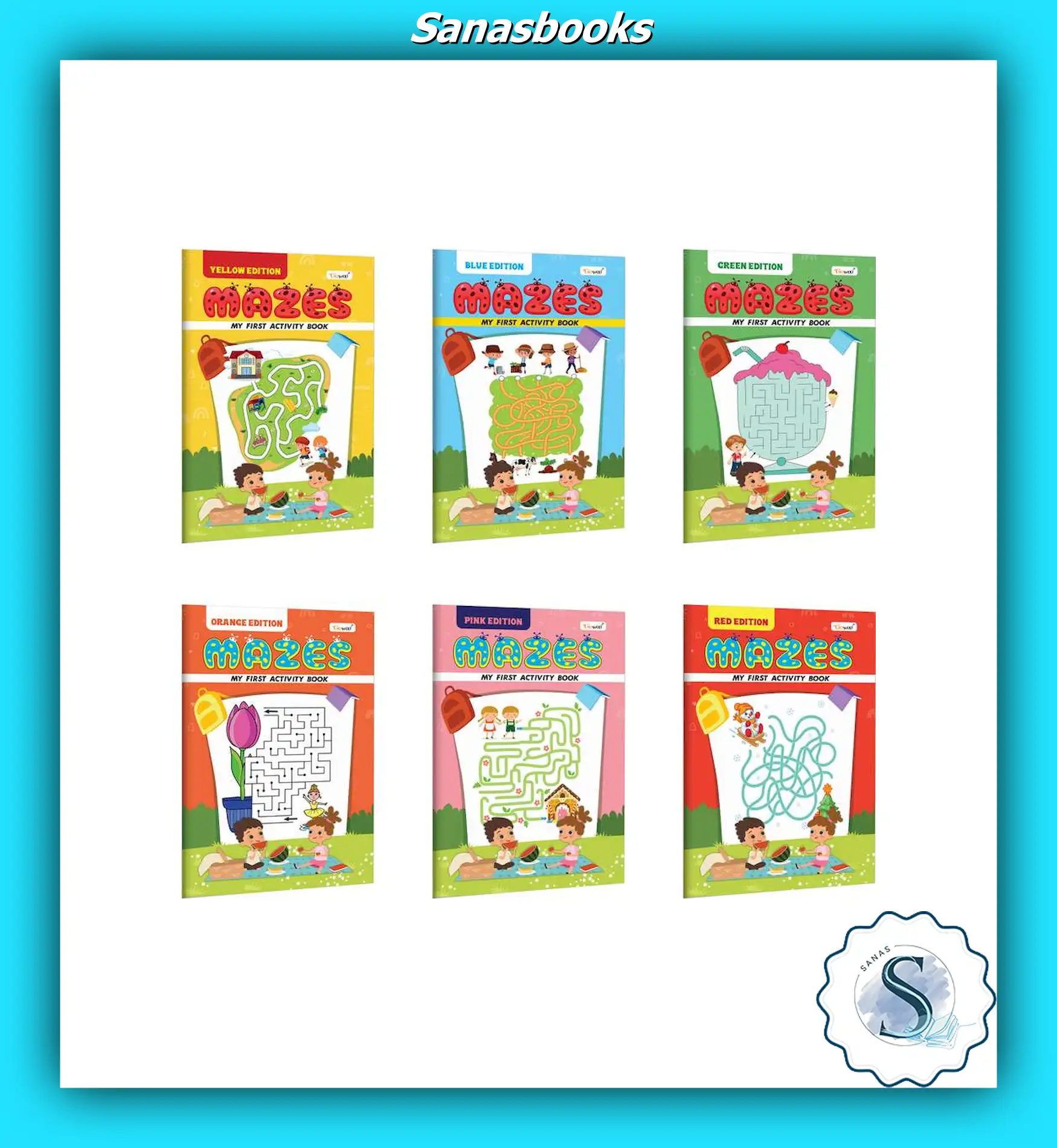 My First Activity Book Editions Mazes, Pencil Control, Hidden Objects and Word Search 3 My First Activity Book Editions Mazes, Pencil Control, Hidden Objects and Word Search - Image 3