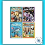 Voyages of Discovery Activity Books - Time Travel, Solar System, Underwater and Wildlife Adventures