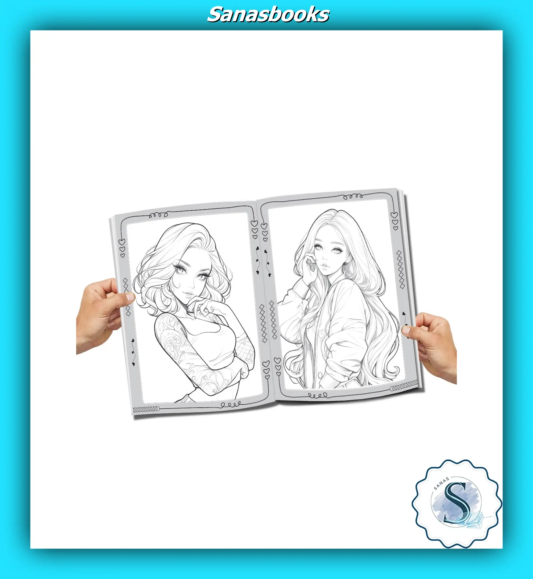Style Stars Creative Colouring Books - Image 3