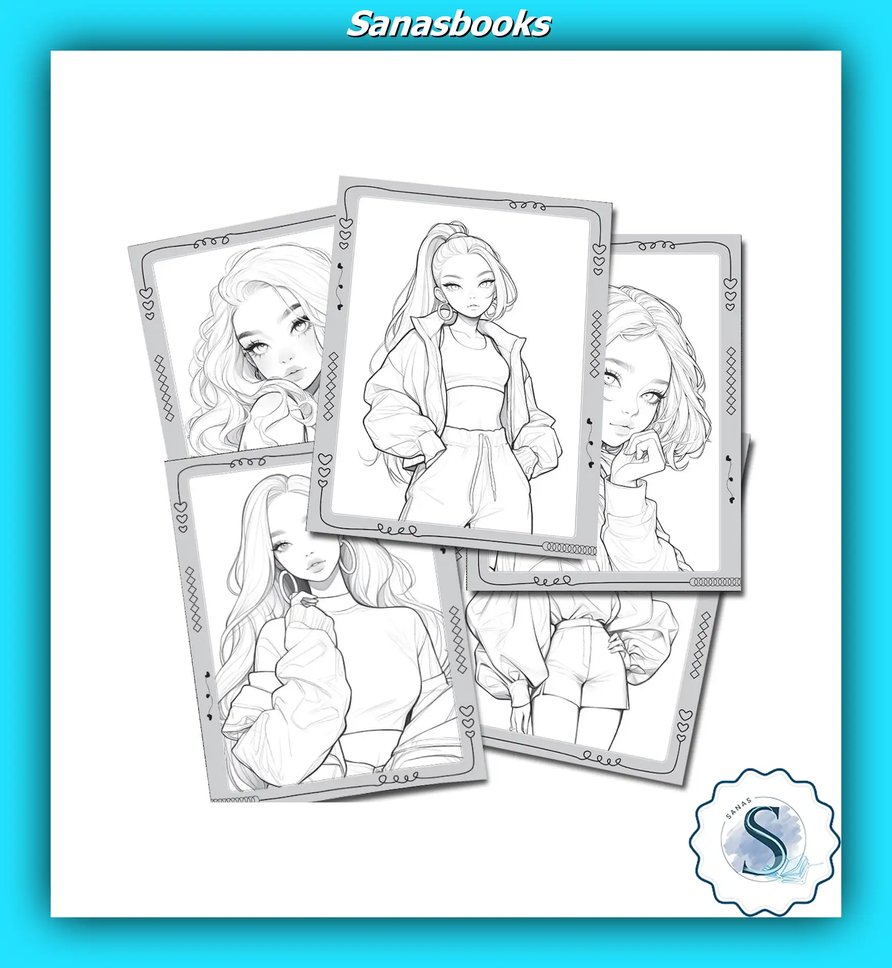 Style Stars Creative Colouring Books - Image 4