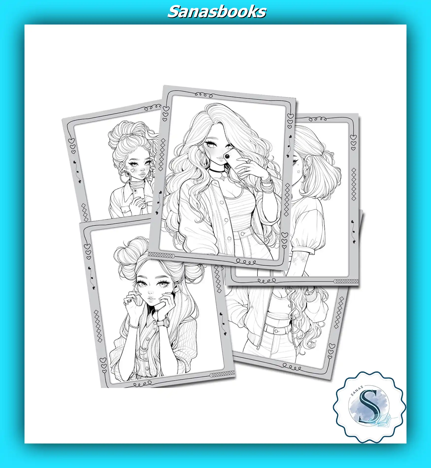 Style Stars Creative Colouring Books - Image 10